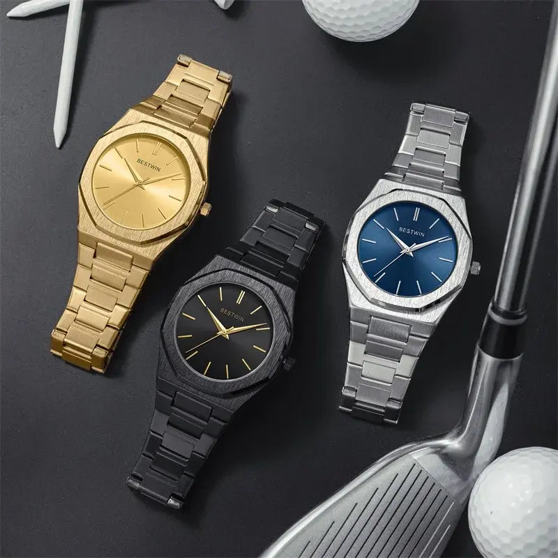 Golfing Stainless Steel Watch