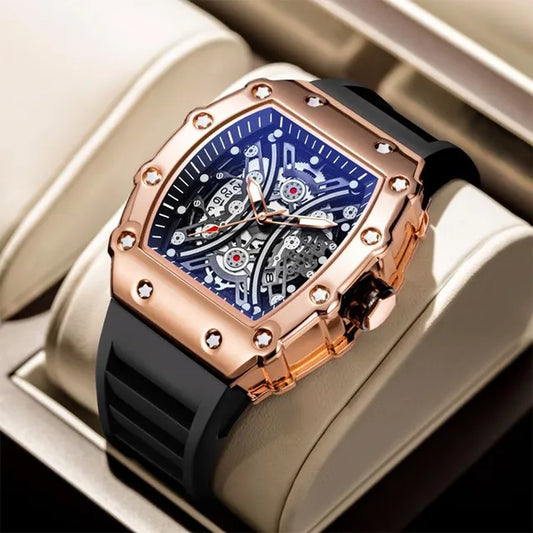 Skeletonized Sophisticated Sports Watch